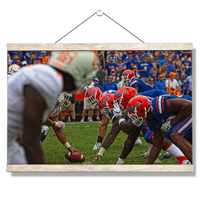 Florida Gators - Gator Line - College Wall Art #Hanging Canvas