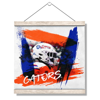 Florida Gators - Florida Gators Paint Splash - College Wall Art #Hanging Canvas