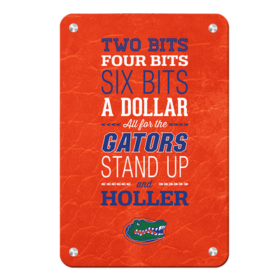 Florida Gators - Mr Two Bits - College Wall Art #Metal