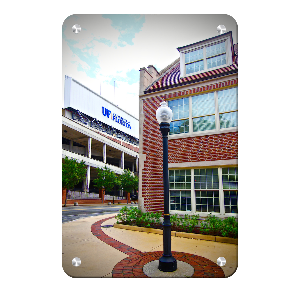 Florida Gators - UF Street Lamp - College Wall Art #Canvas