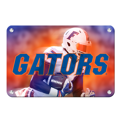 Florida Gators - Throw Back Run - College Wall Art #Metal