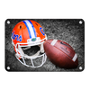 Florida Gators - Gator Ball Helmet - College Wall Art #Metal