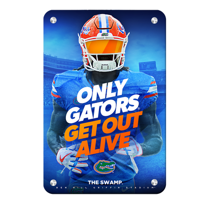 Florida Gators - Only Gators - College Wall Art #Metal