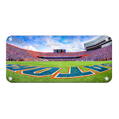 Florida Gators - The Swamp Panoramic - College Wall Art #Metal