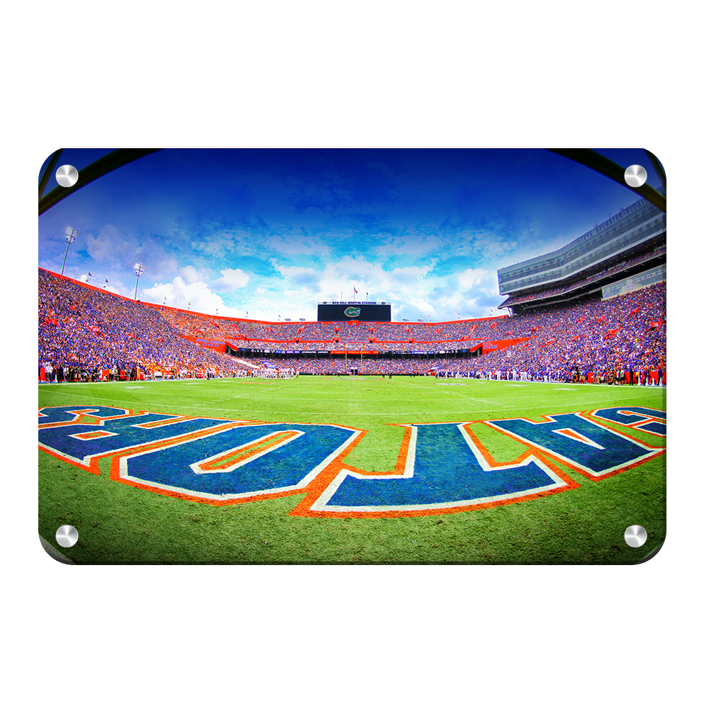 Florida Gators - Swamp End Zone - College Wall Art #Canvas