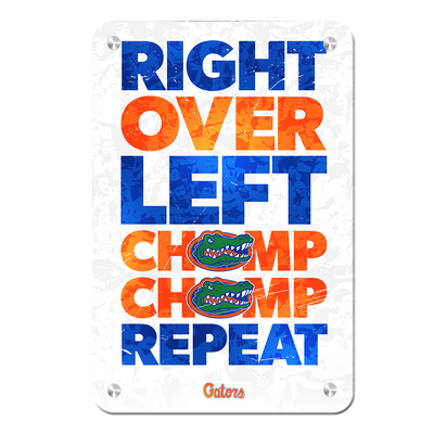 Florida Gators - Chomp Chomp - College Wall Art #Metal