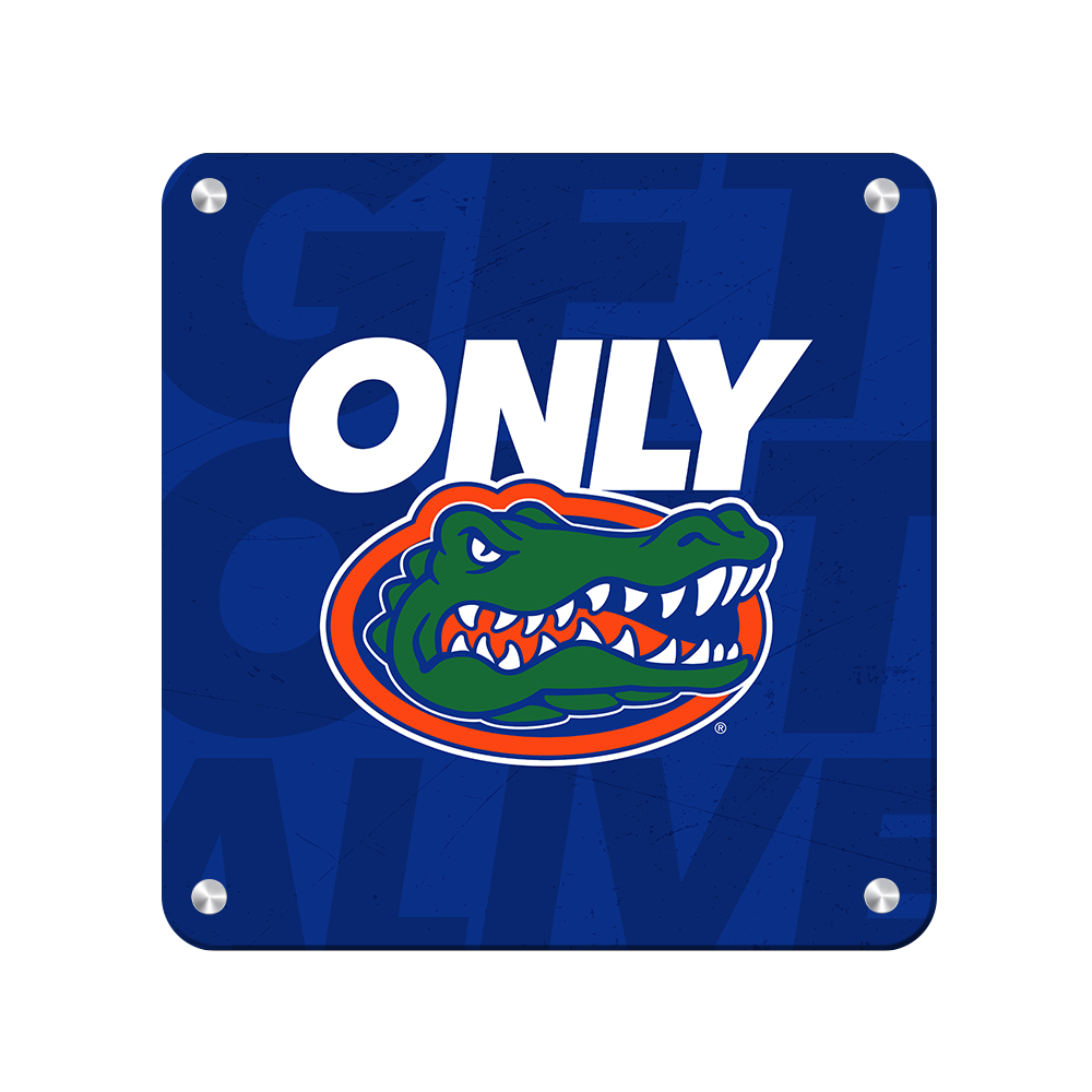 Florida Gators - Only Gators Blue - College Wall Art #Canvas