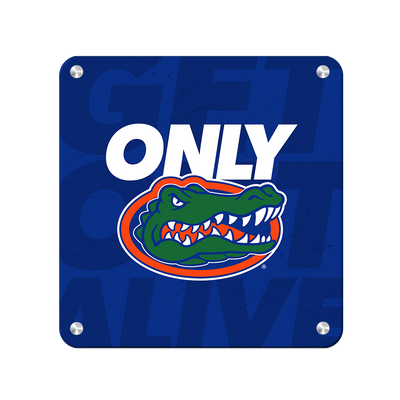 Florida Gators - Only Gators Blue - College Wall Art #Metal