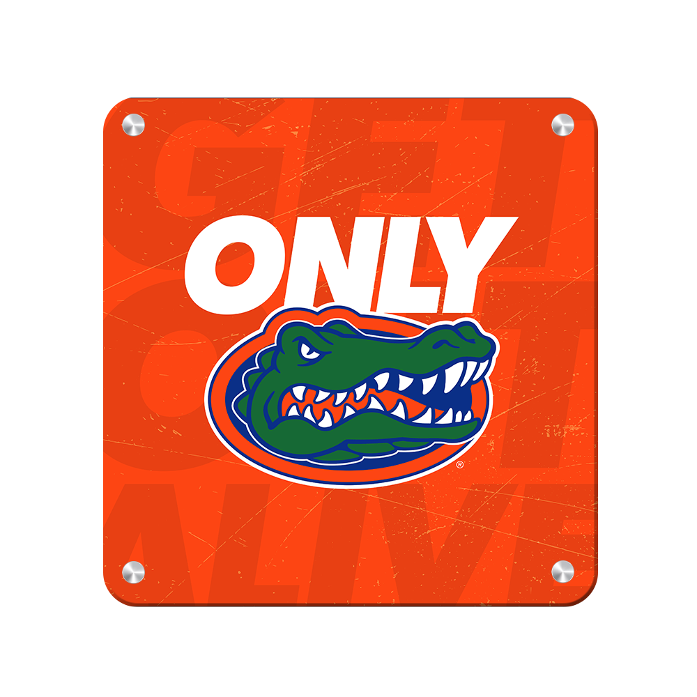 Florida Gators - Only Gators Orange - College Wall Art #Canvas