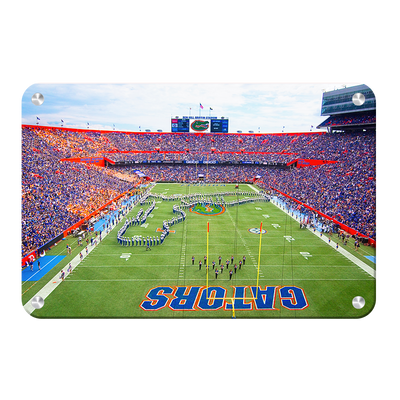 Florida Gators - Pride of the Sunshine- College Wall Art #Metal