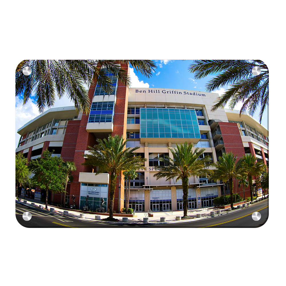 Florida Gators - Ben Hill Griffin Fisheye View - College Wall Art #Canvas