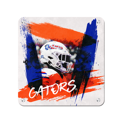 Florida Gators - Florida Gators Paint Splash - College Wall Art #Metal