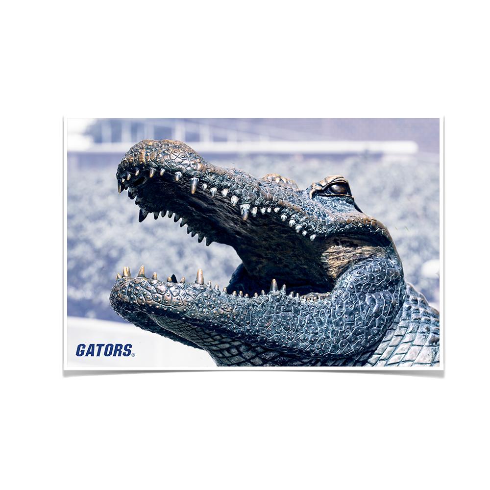 Florida Gators - Bull Gator Up Close - College Wall Art #Canvas