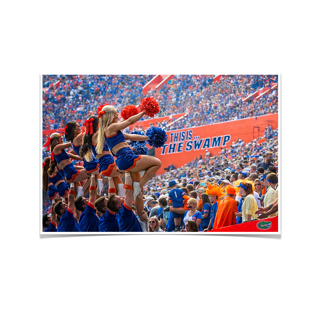 Florida Gators - Swamp Cheer - College Wall Art #Canvas