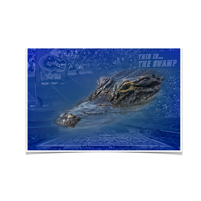 Florida Gators - Gator Swamp - College Wall Art #Poster