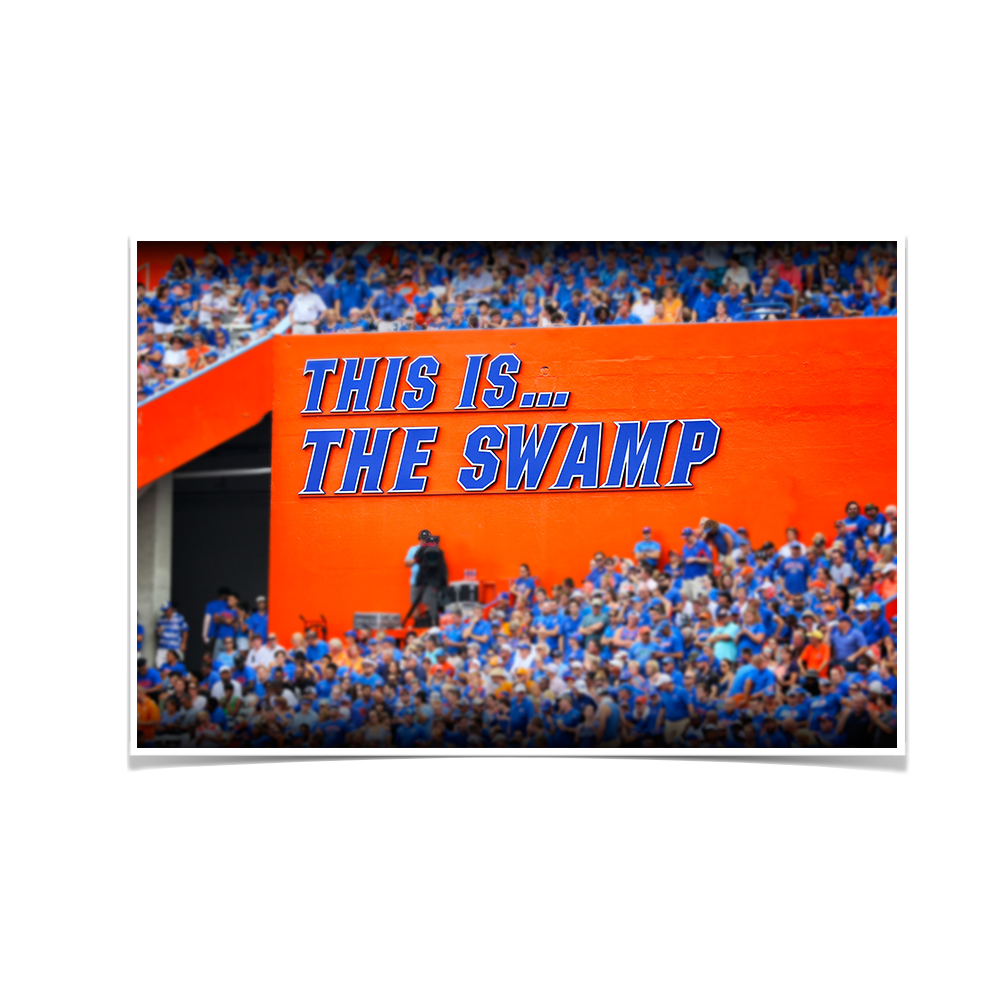 Florida Gators - Swamp Sign - College Wall Art #Canvas