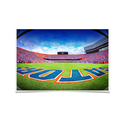 Florida Gators - Swamp End Zone - College Wall Art #Poster