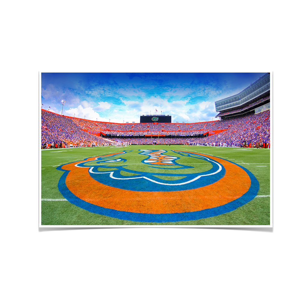 Florida Gators - Gators Mid Field - College Wall Art #Canvas