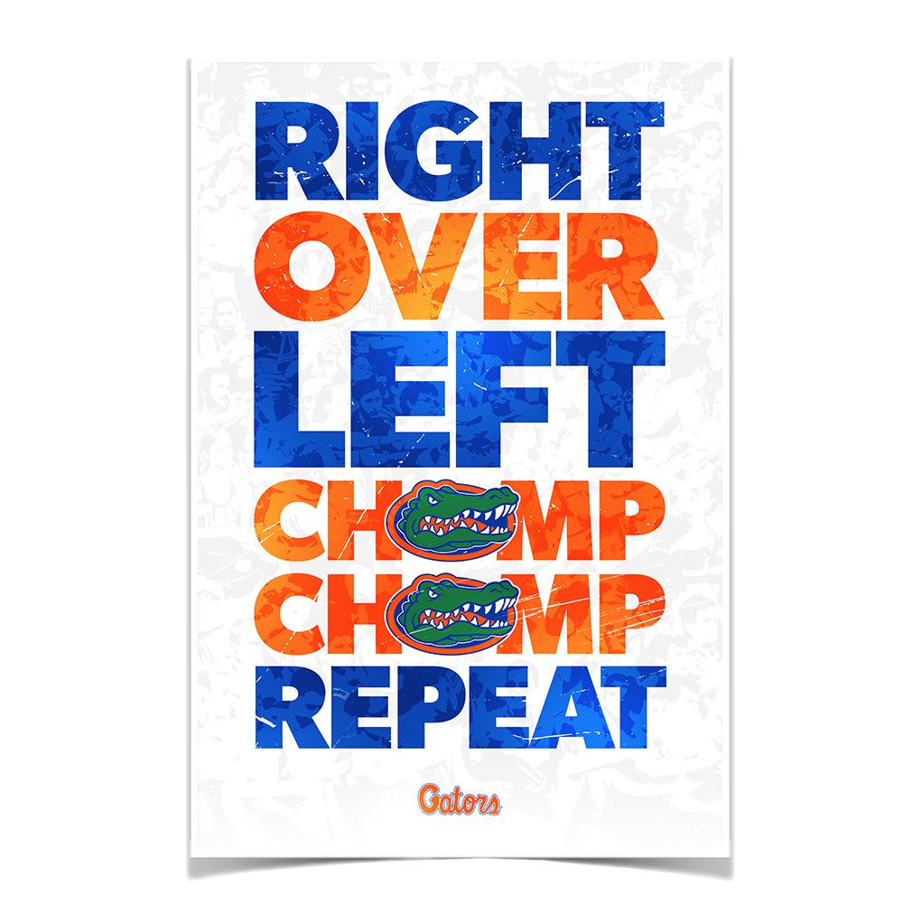 Florida Gators - Chomp Chomp - College Wall Art #Canvas