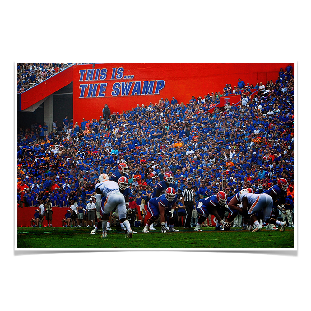 Florida Gators - In the Swamp - College Wall Art #Canvas