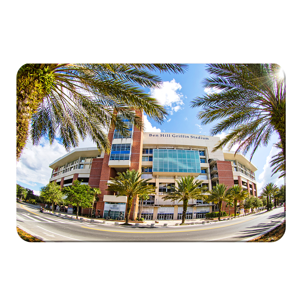 Florida Gators - Fisheye View Ben Hill Griffin Stadium - College Wall Art #Canvas