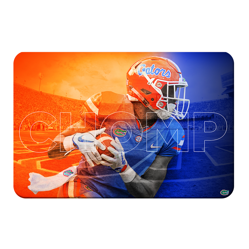 Florida Gators - Orange and Blue CHOMP - College Wall Art #Canvas