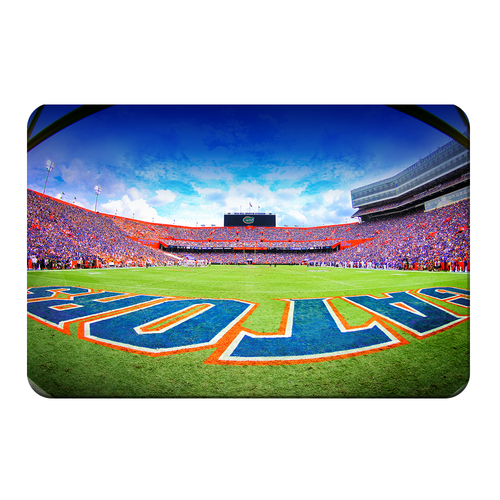 Florida Gators - Swamp End Zone - College Wall Art #Canvas