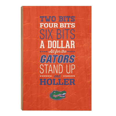 Florida Gators - Mr Two Bits - College Wall Art #Wood