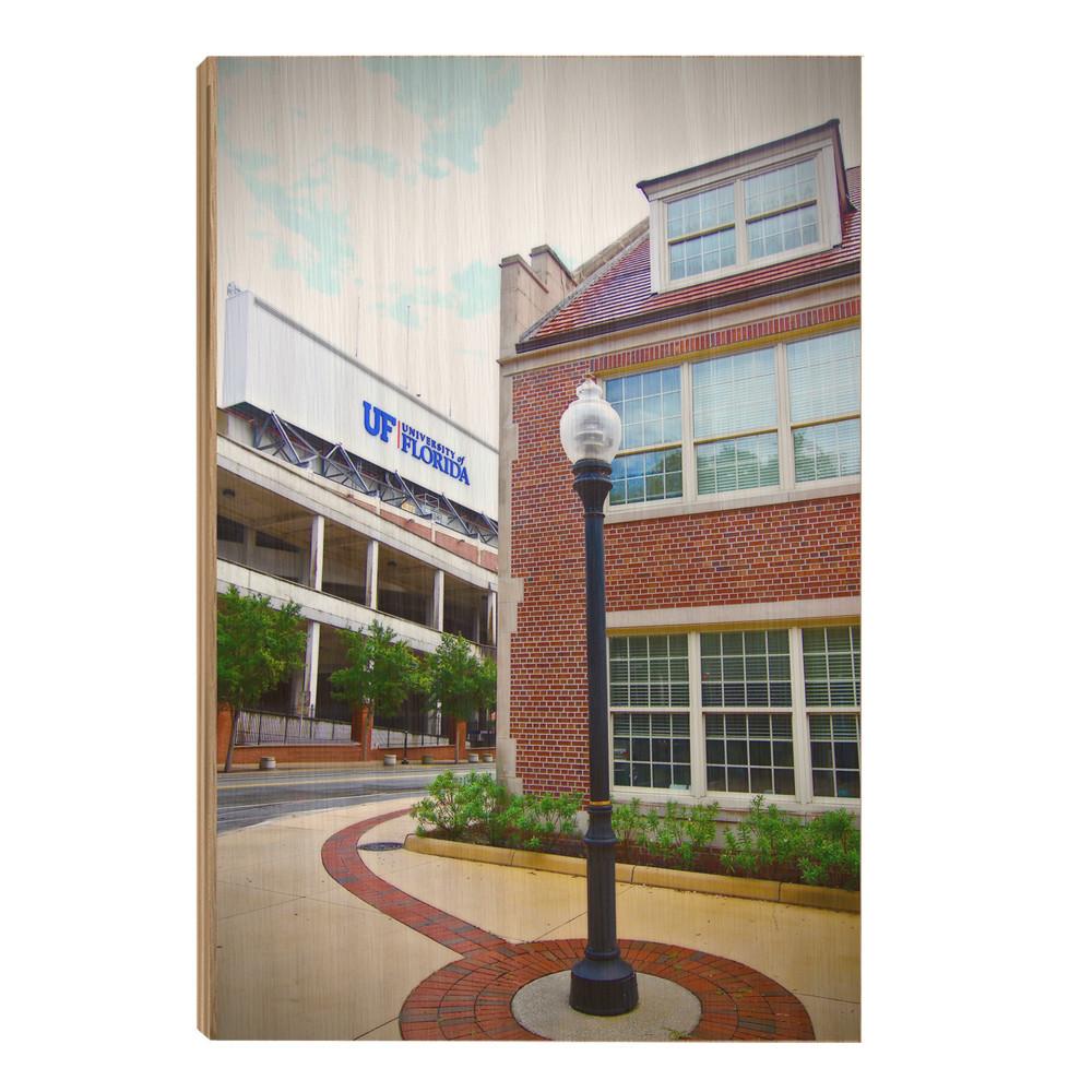 Florida Gators - UF Street Lamp - College Wall Art #Canvas