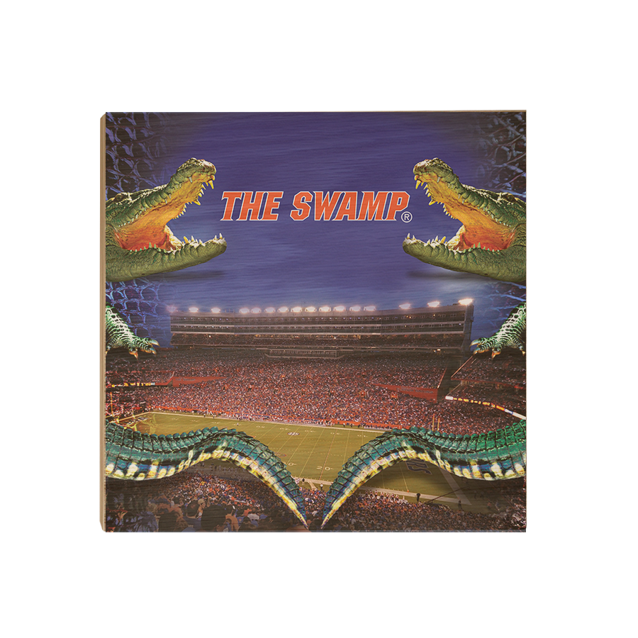 Florida Gators - Night Gator - College Wall Art #Canvas