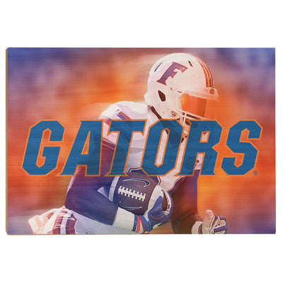 Florida Gators - Throw Back Run - College Wall Art #Wood