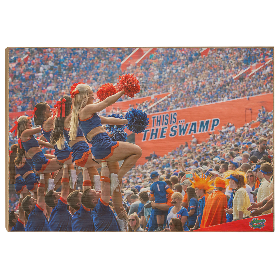 Florida Gators - Swamp Cheer - College Wall Art #Canvas