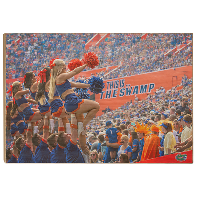 Florida Gators - Swamp Cheer - College Wall Art #Wood