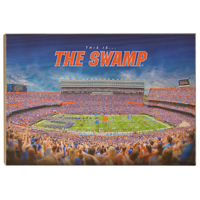 Florida Gators - The Swamp - College Wall Art #Wood