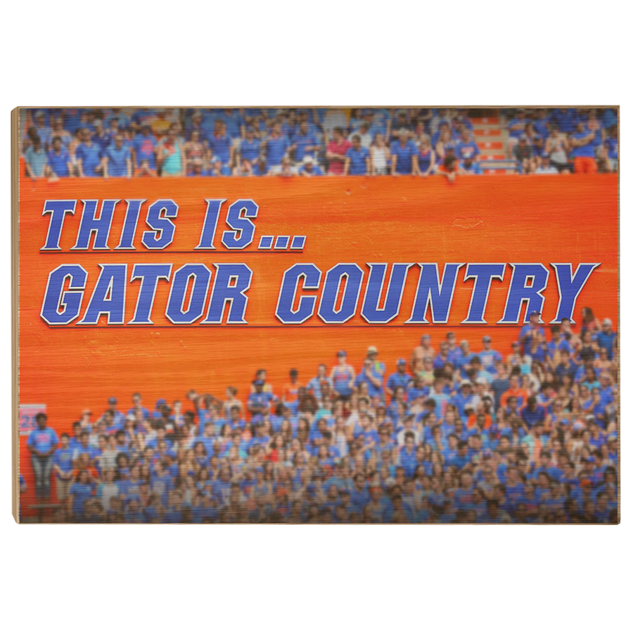 Florida Gators - Gator Country - College Wall Art #CAnvas