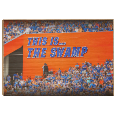 Florida Gators - Swamp Sign - College Wall Art #Wood