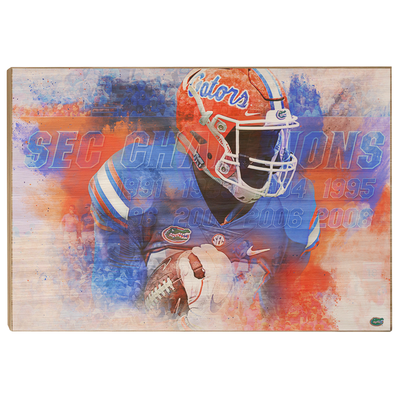 Florida Gators - SEC Champs - College Wall Art #Wood