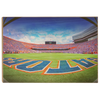 Florida Gators - Swamp End Zone - College Wall Art #Wood