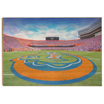 Florida Gators - Gators Mid Field - College Wall Art #Wood