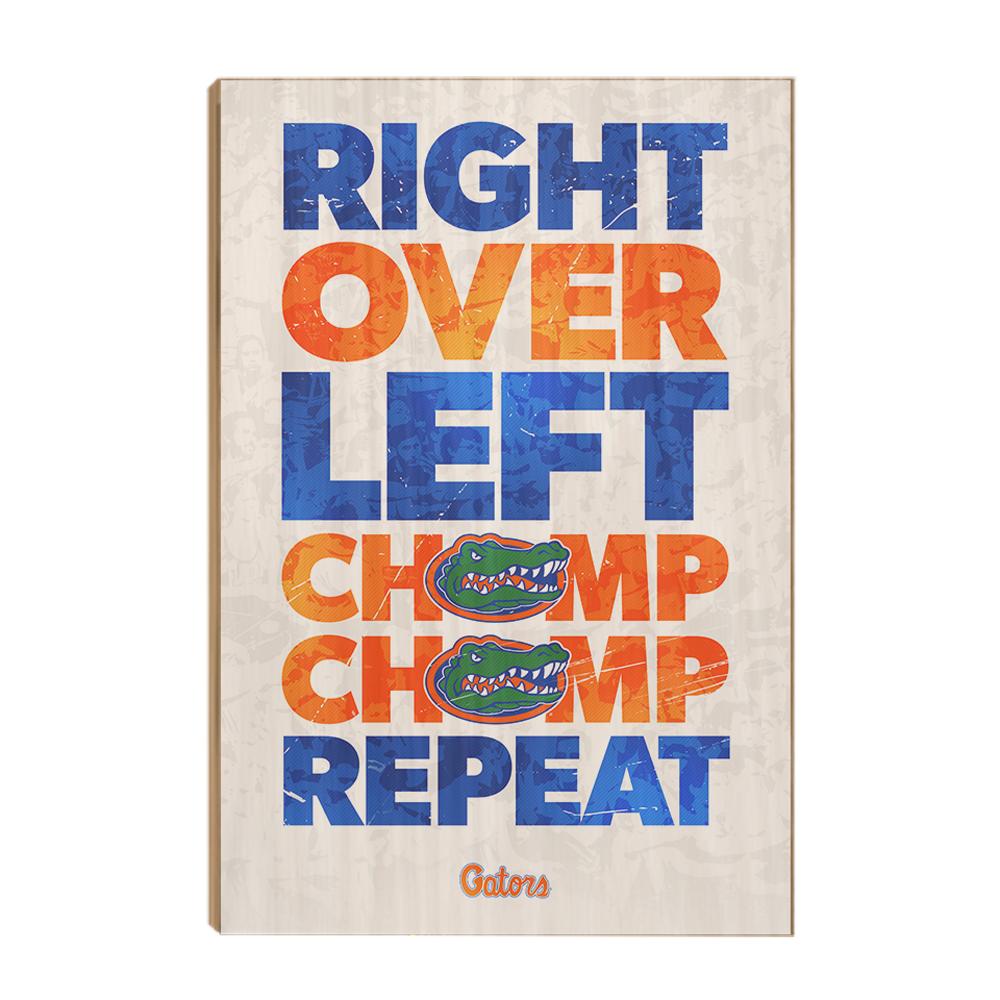 Florida Gators - Chomp Chomp - College Wall Art #Canvas