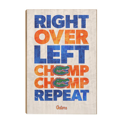 Florida Gators - Chomp Chomp - College Wall Art #Wood