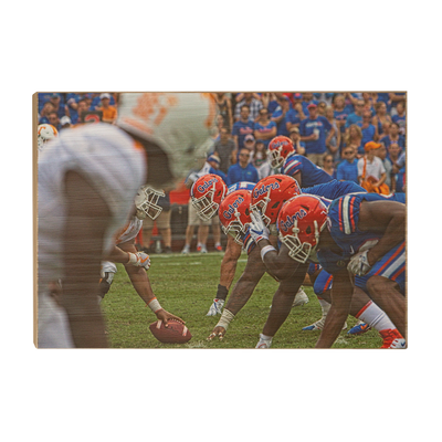 Florida Gators - Gator Line - College Wall Art #Wood