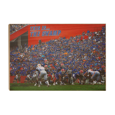 Florida Gators - In the Swamp - College Wall Art #Wood