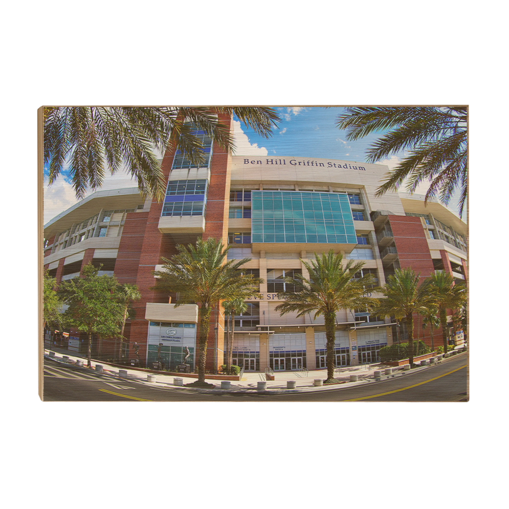 Florida Gators - Ben Hill Griffin Fisheye View - College Wall Art #Canvas