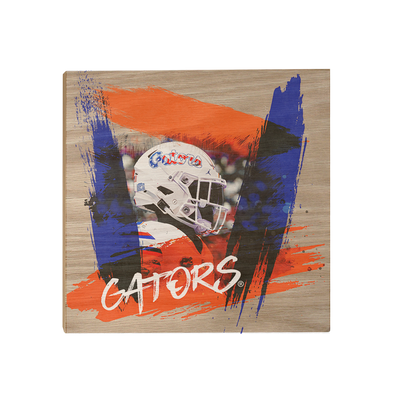 Florida Gators - Florida Gators Paint Splash - College Wall Art #Wood