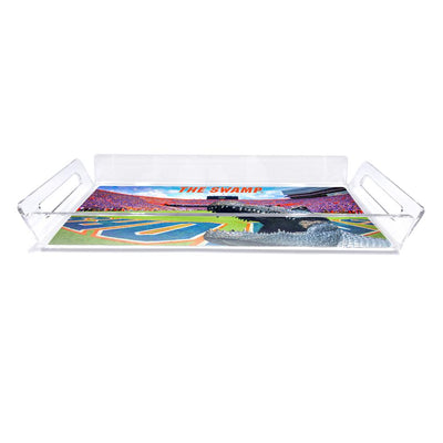 Florida Gators - Bull  Gator Swamp Decorative Serving Tray
