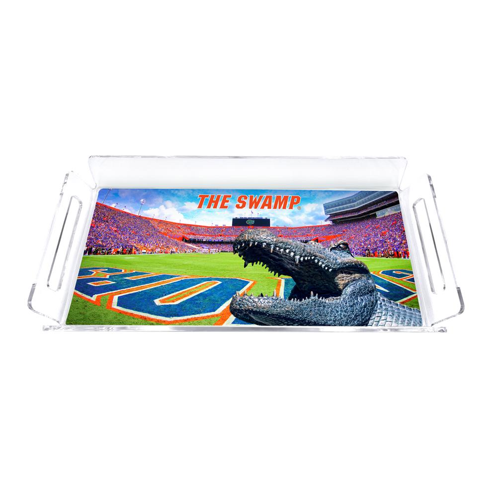 Florida Gators - Bull  Gator Swamp Decorative Serving Tray