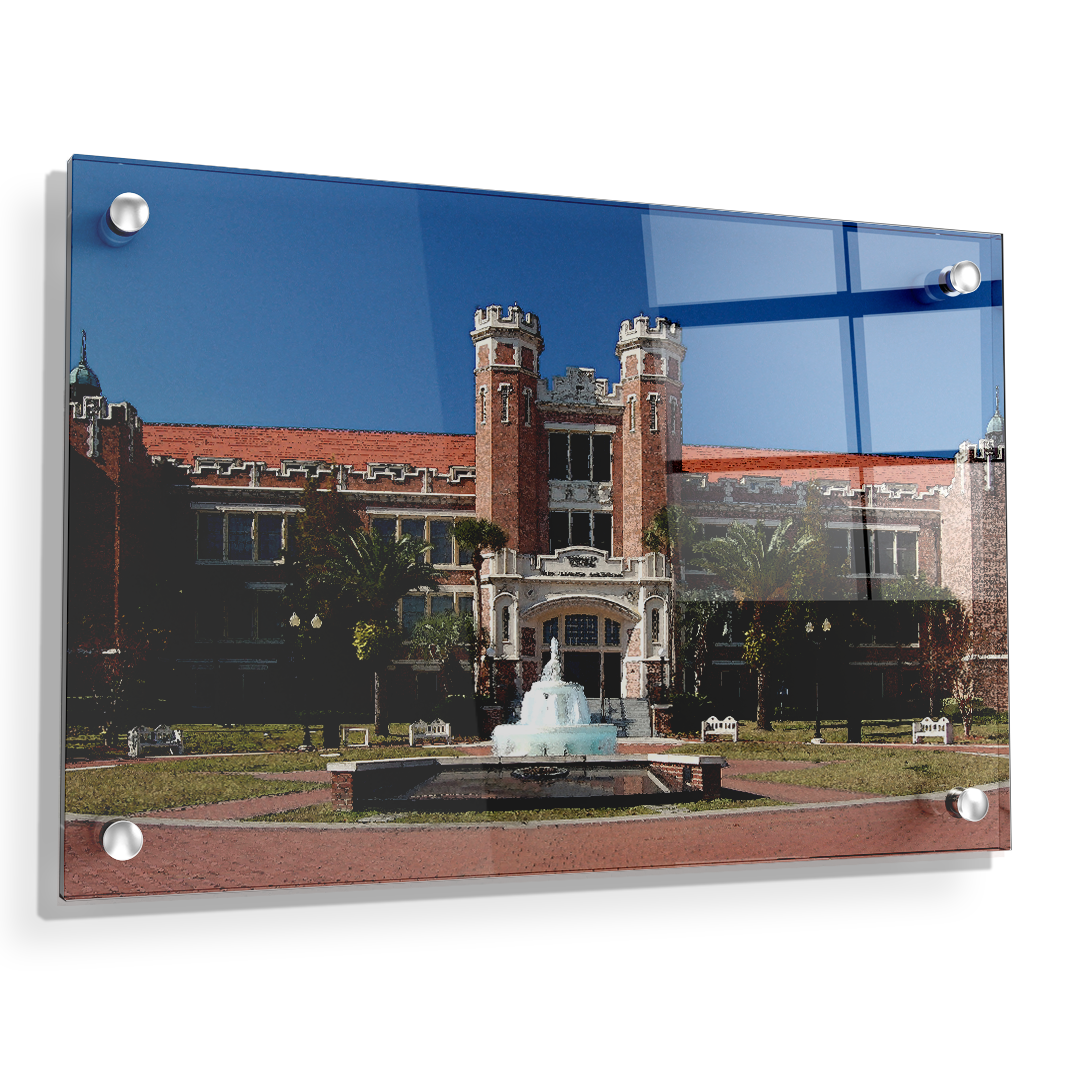 Florida State Seminoles - Westcott Watercolor - College Wall Art #Canvas