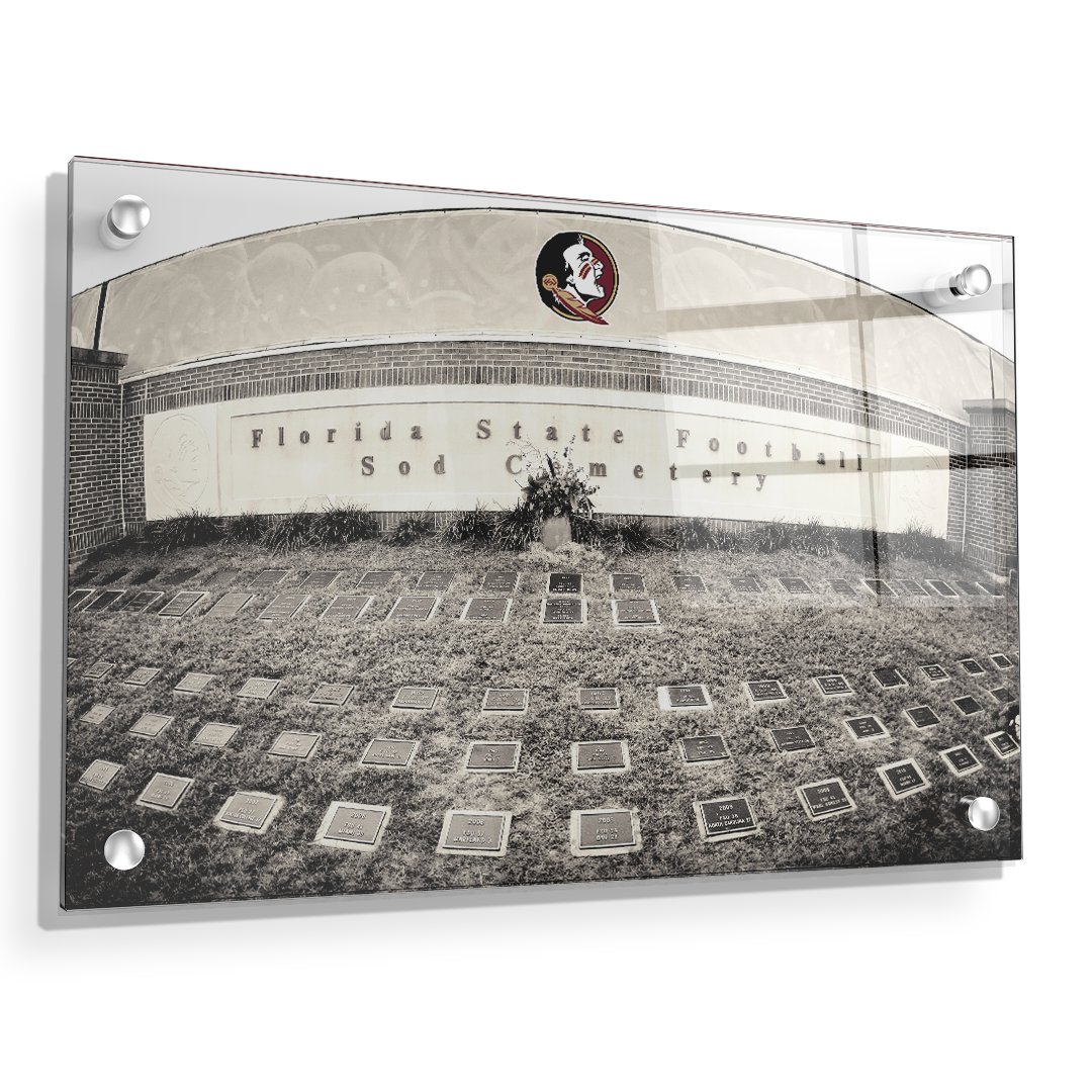 Florida State Seminoles - Sod Cemetery - College Wall Art #Canvas