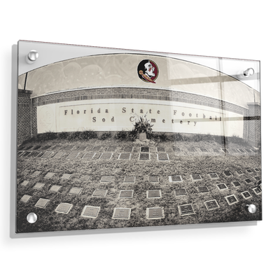 Florida State Seminoles - Sod Cemetery - College Wall Art #Acrylic